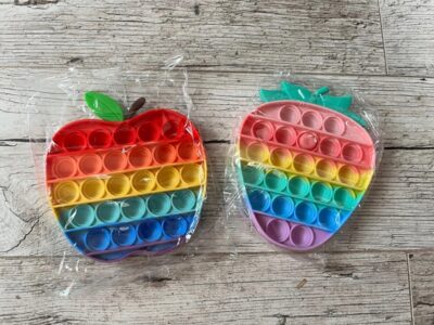 Zabawka Sensoryczna | Pop it | Zestaw | Jabłko | Truskawka