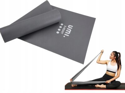 Guma do ćwiczeń taśma oporowa Umi szara