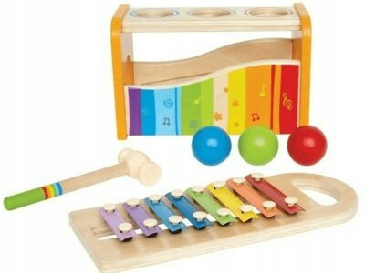 Zabawka muzyczna | dla dzieci | drewniana | dzwonki | instrument | Hape