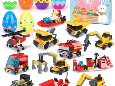 Wielkanocne jajka | Zestaw zabawek | Jajka niespodzianka | Klocki | 12 szt.